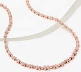 Affinity Diamonds Rosegold-Over Sterling Silver Floral Necklace